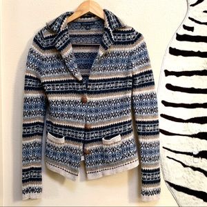 BANANA REPUBLIC Wool button up Sweater size M